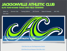 Tablet Screenshot of jaxtrack.com